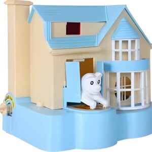 House of Puppy Coin Stealing Dog Saving Bank, Modern Piggy Bank Toyset for Kids Money Collecting