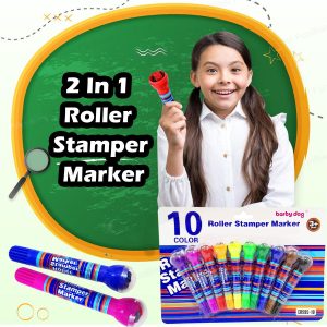 FunBlast 2 In 1 Roller Stamper Marker