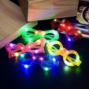 Led Light up Goggles/Flashing Light Sunglasses for Night/Glow in Dark Sun Glasses Birthday Return Gift for Kids Boys and Girls