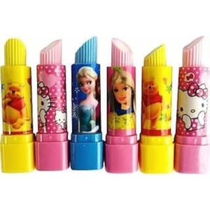 Lipstick Shaped Eraser Non-Toxic Eraser ( 1 PC )
