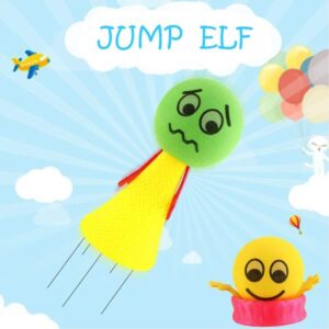 Smile Emoji Jumping Elf Bounce Fly Man Toy