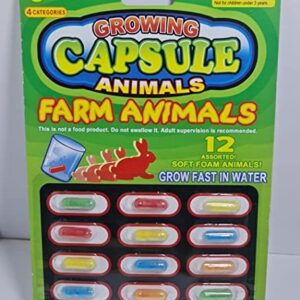 Farm Animals Amazing Magic Capsule Creatures Grow in hot Water New Attractive Model for Kids, Boys and Girls